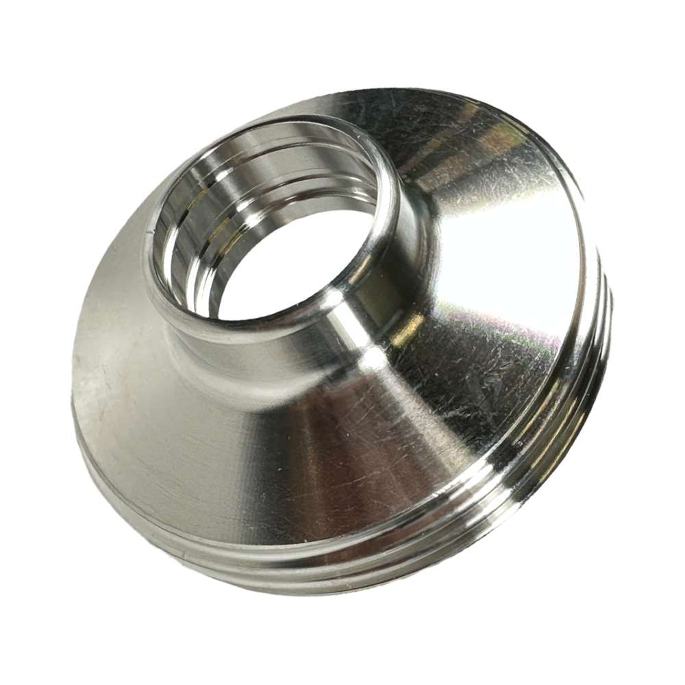 Walz-Reduzier-Gewindestutzen, Edelstahl, Rohr 52 und 30 mm, für Verschraubung DN50
