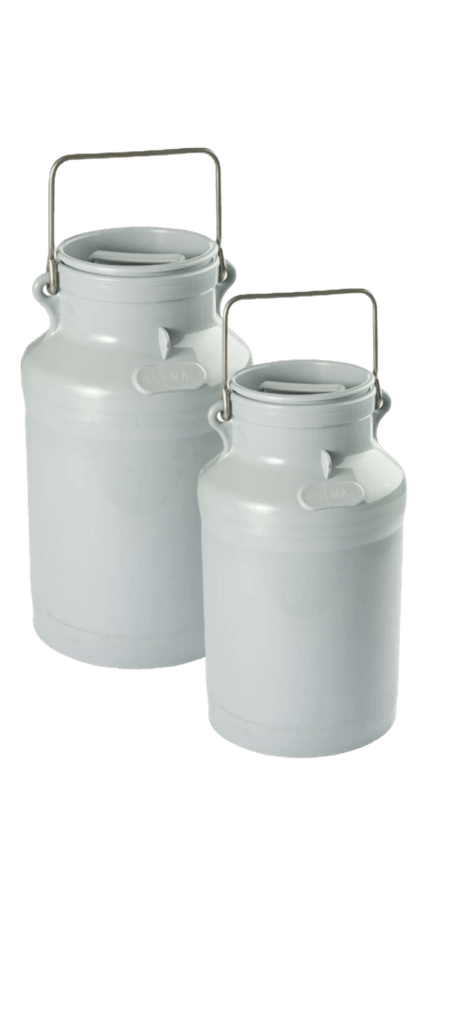 Milchkanne, GEWA, mit Steckdeckel, 5 Liter