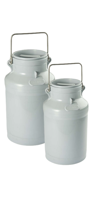 Milchkanne, GEWA, mit Steckdeckel, 5 Liter