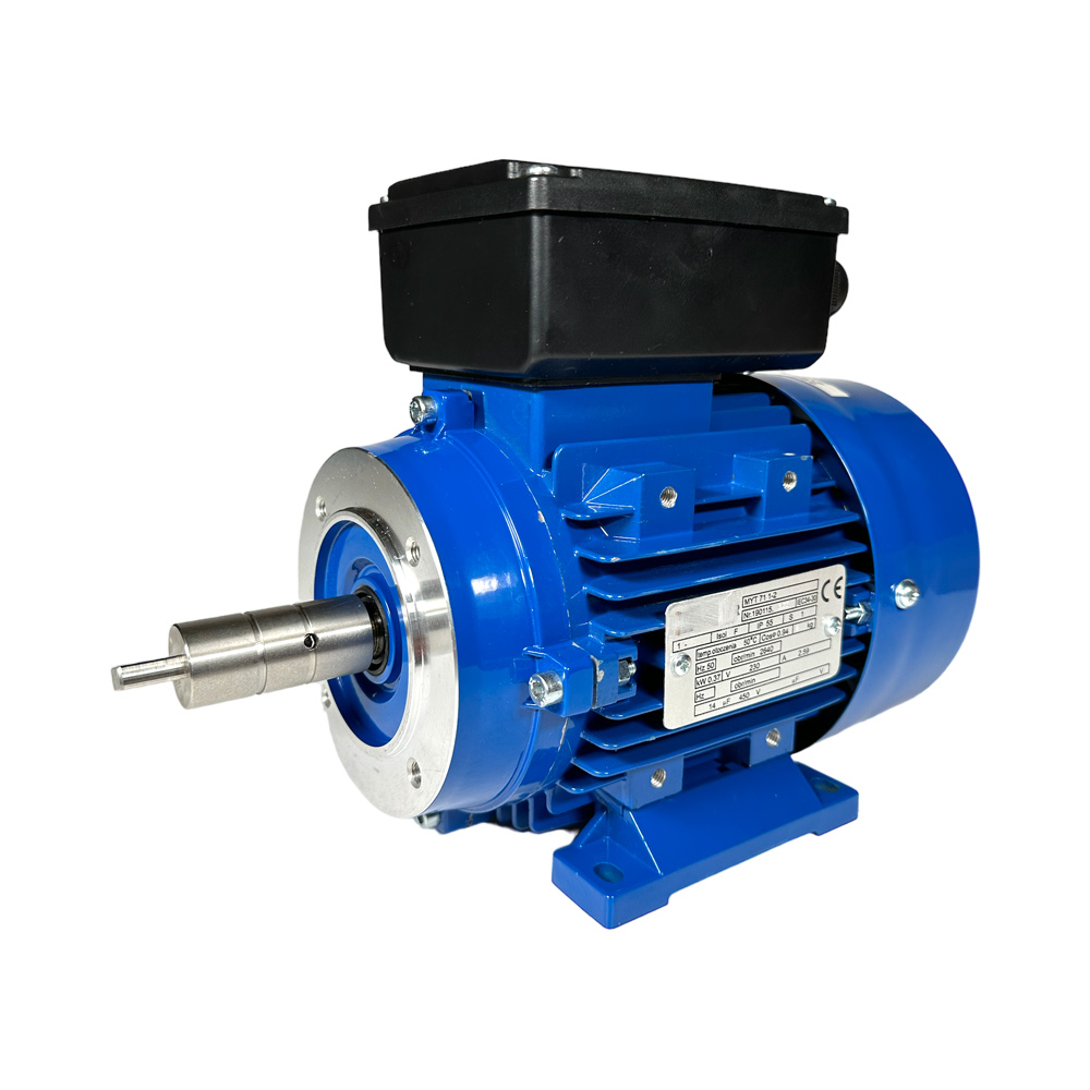 Elektromotor, 230/400 V, für DeLaval Milchpumpe PC 900, 0,37 kW, mit Achsverlängerung, passend für 96622081