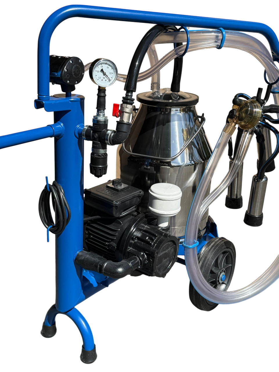 Minimilker ohne Vakuumtank, "Blue Edition", passend für DeLaval und Fullwood