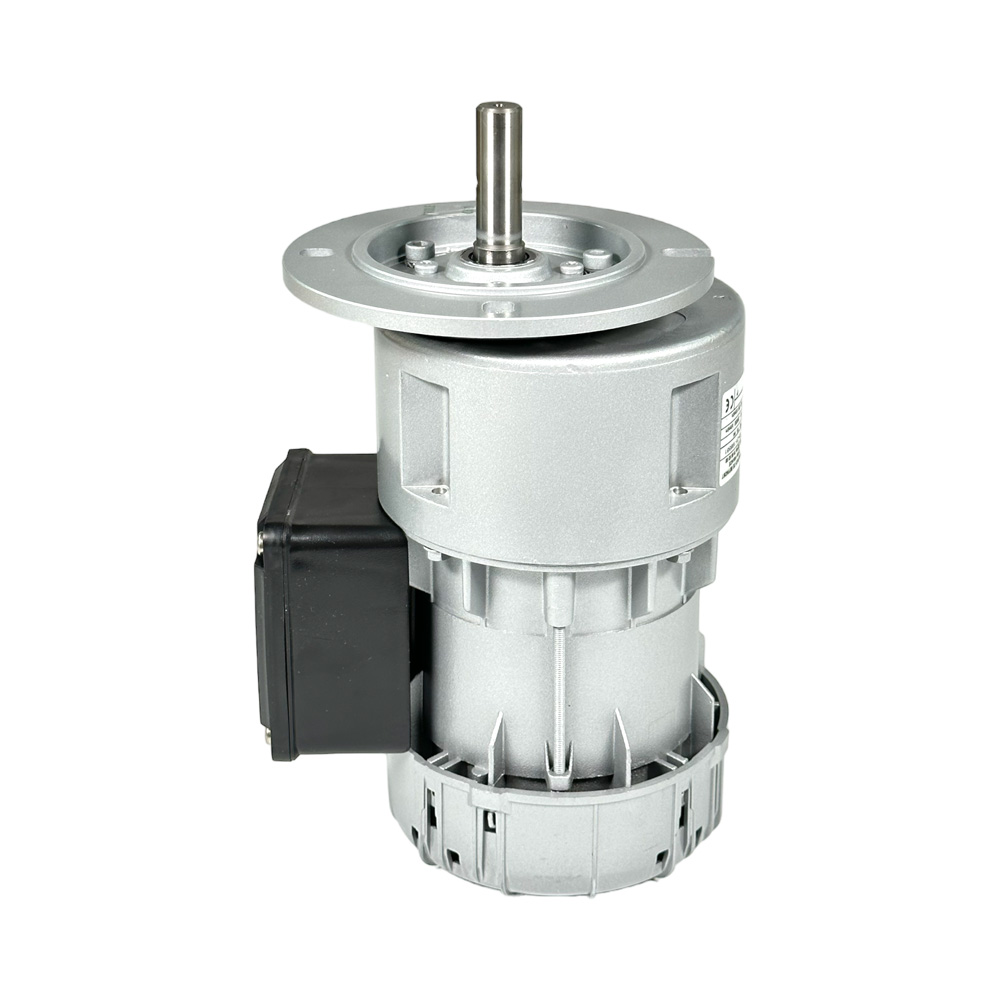 Rührwerksmotor Sirem R3245L5B, 230 - 400 V, 50 Hz , 25 U/Min. , Welle Ø 15 mm Länge 45 mm , 25 mm vom Wellenende bis Bohrungsmitte  Ø 3,5 mm