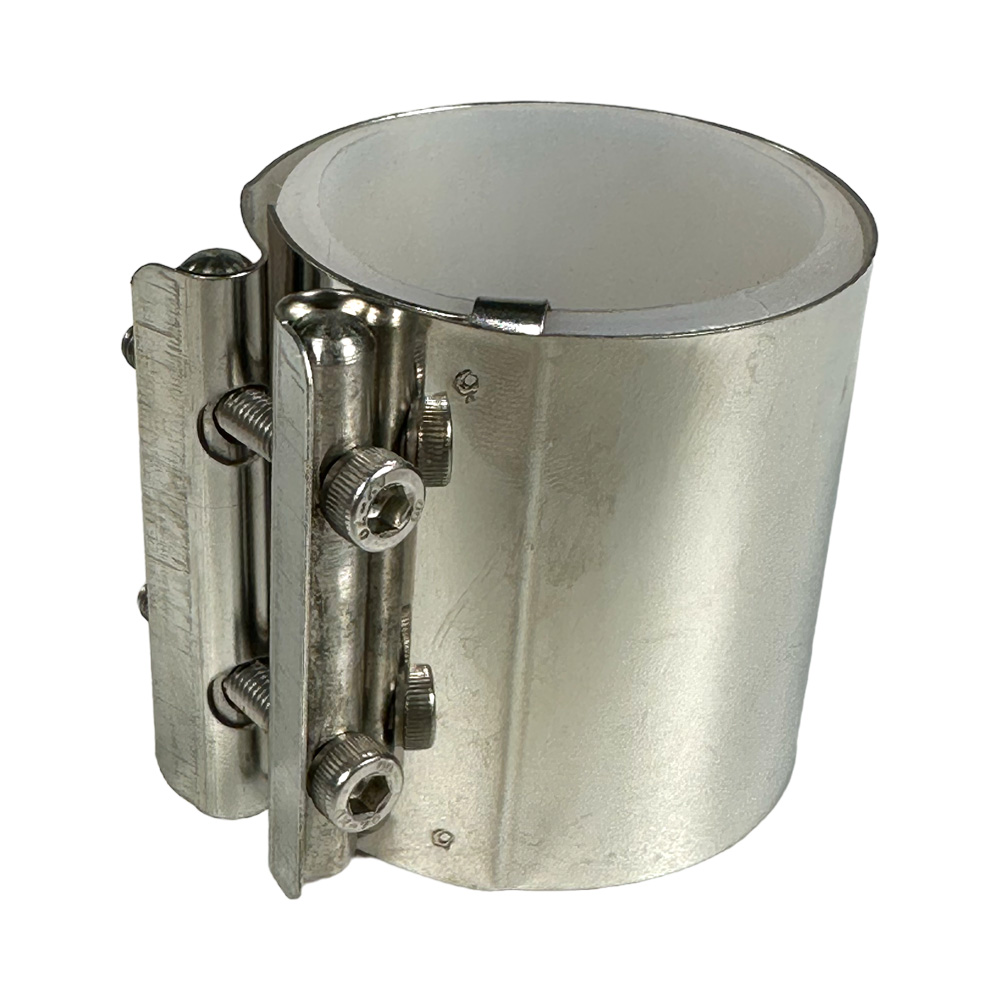 Klemmkupplung, Edelstahl für Ø 50-52 mm Leitung, Länge 60 mm