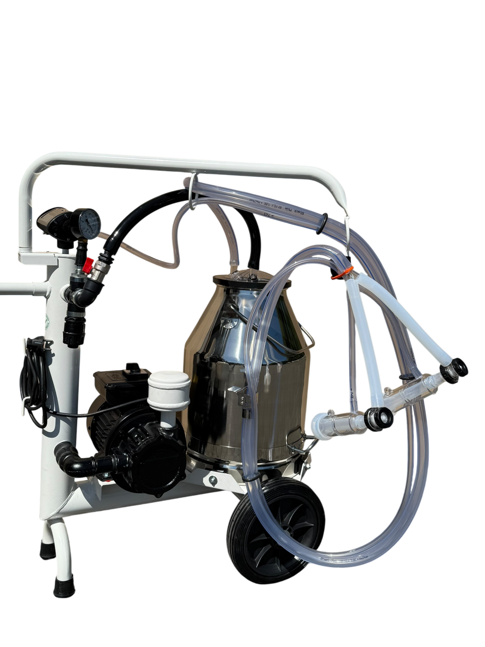 Minimilker ohne Vakuumtank, mit 30 Liter Eimer, 1 x Schaf Classic Melkzeug