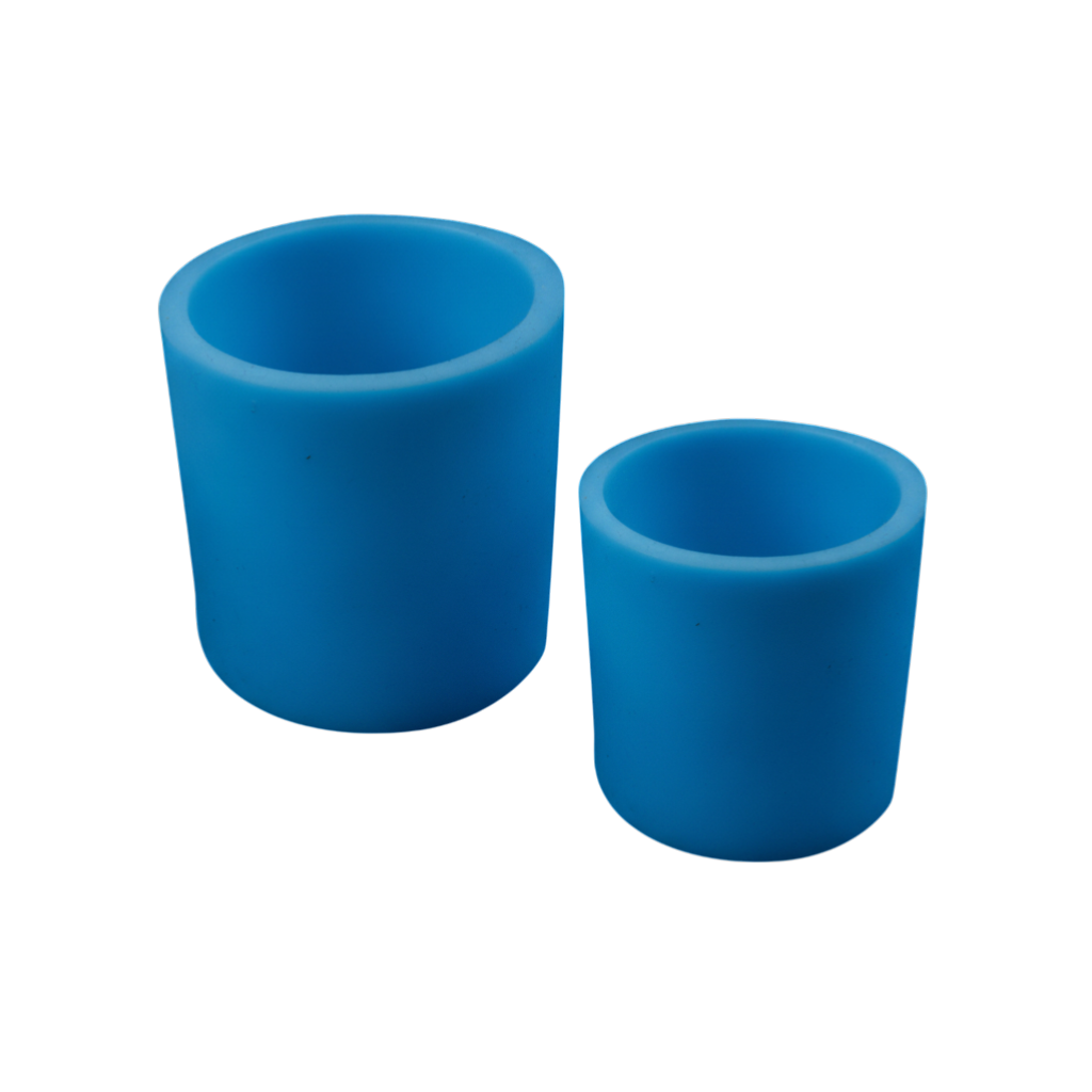 Silikon Muffe, Ø 63 mm, Länge 80 mm, blau, für Edelstahl Klemmkupplungen 34...