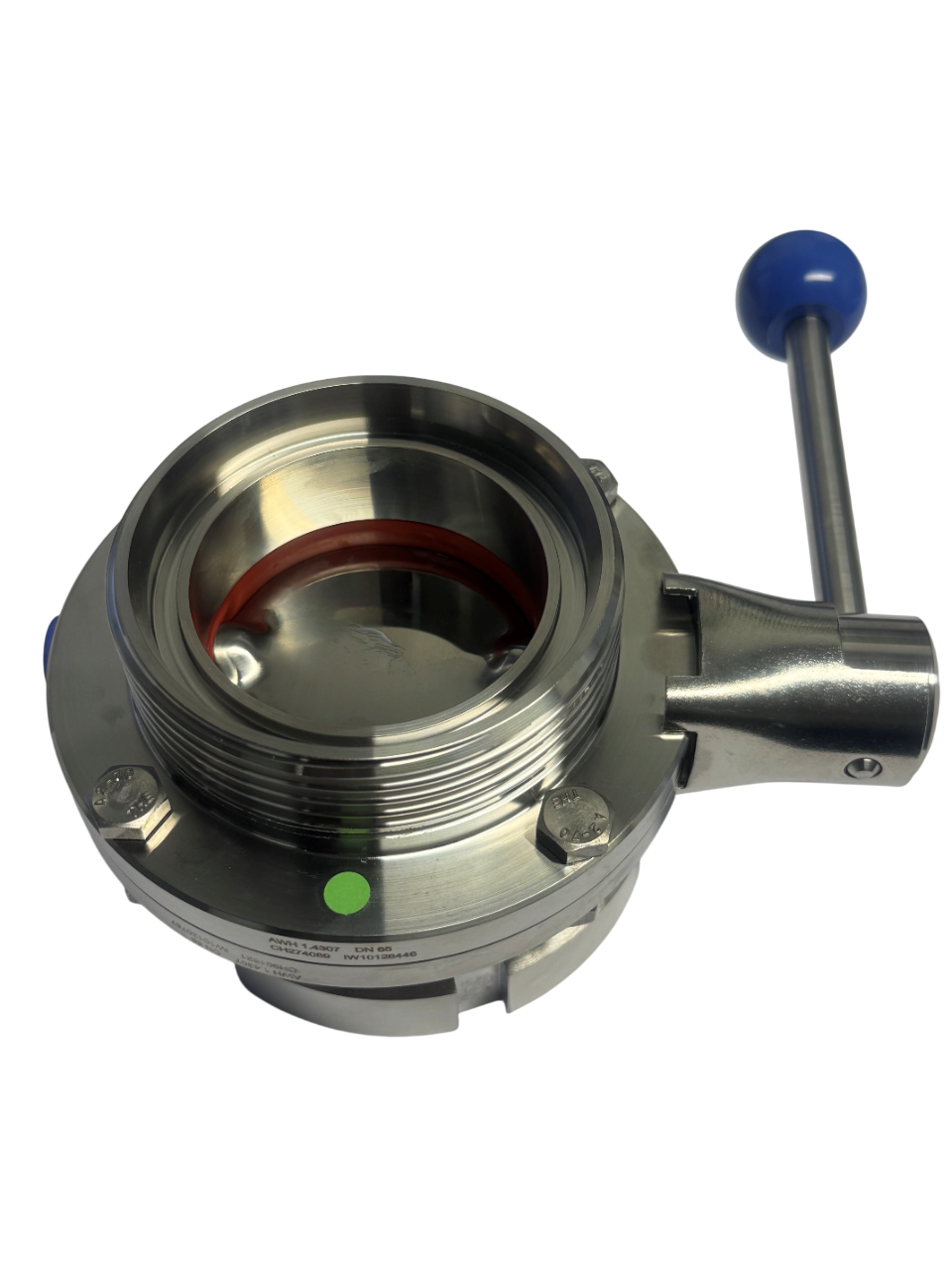 Scheibenventil DN65, Gewinde / Überwurfmutter