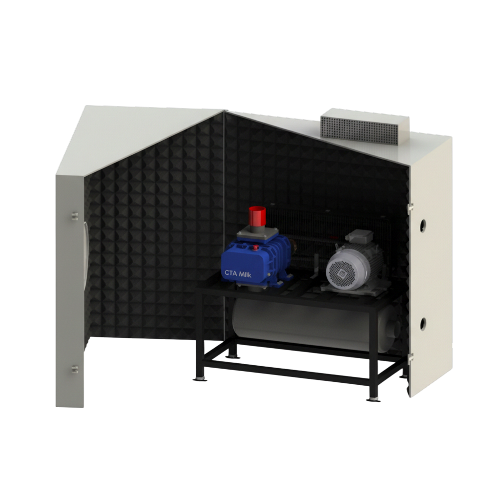 CTA Lobo Trockenläufer Pumpe auf Konsole, ohne Luftfilter  , 5480 l/min , 11 KW / 15 PS , 2530 U/min , in Lärmschutzkabine