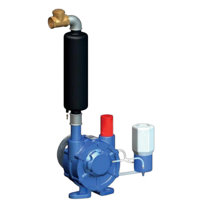 Vakuumpumpe PV 750, Pumpenkörper einzeln, 600-750 Liter inkl. Riemenscheibe, Schalldämpfer und Öler