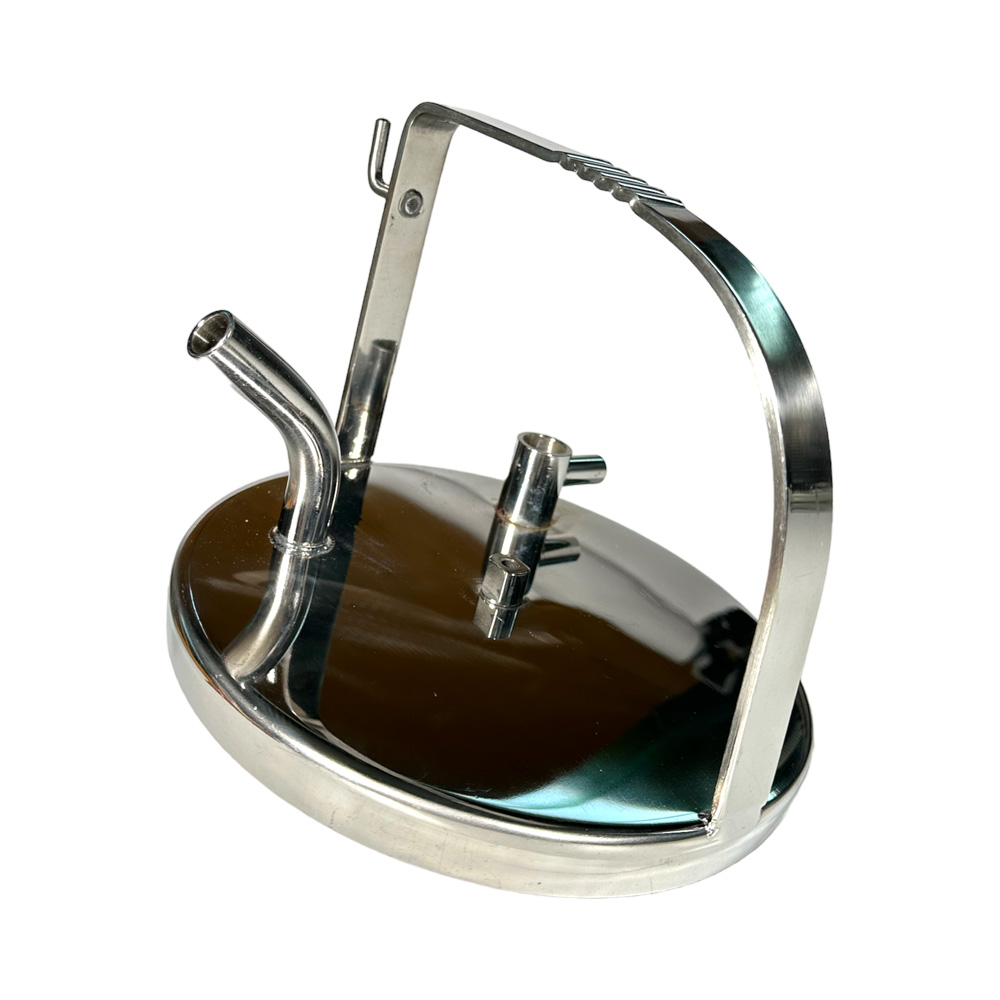 Deckel Edelstahl, GEA/Westfalia, 17 mm, Bügelhöhe 143 mm