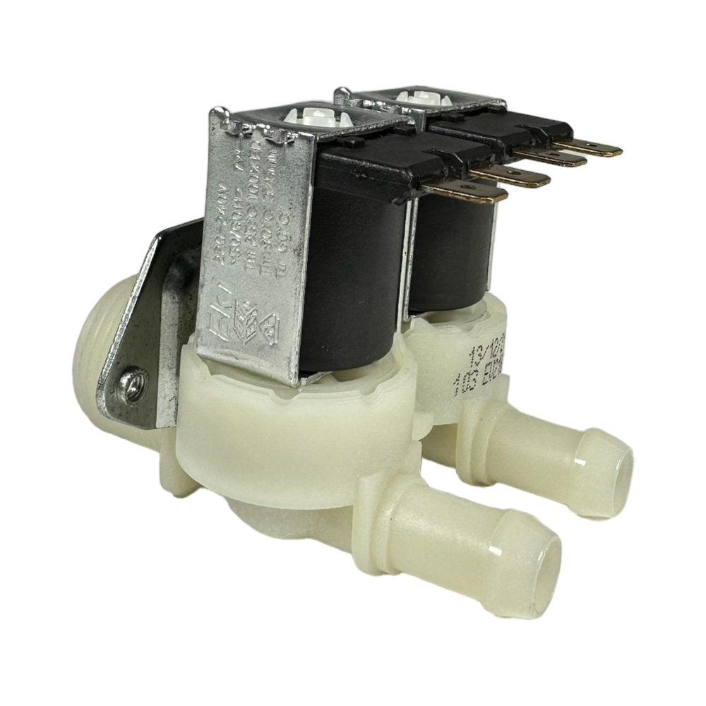 Wasserventil BuK, Doppelventil, gerade, 230 V, 2 x 13,5 mm Stutzen