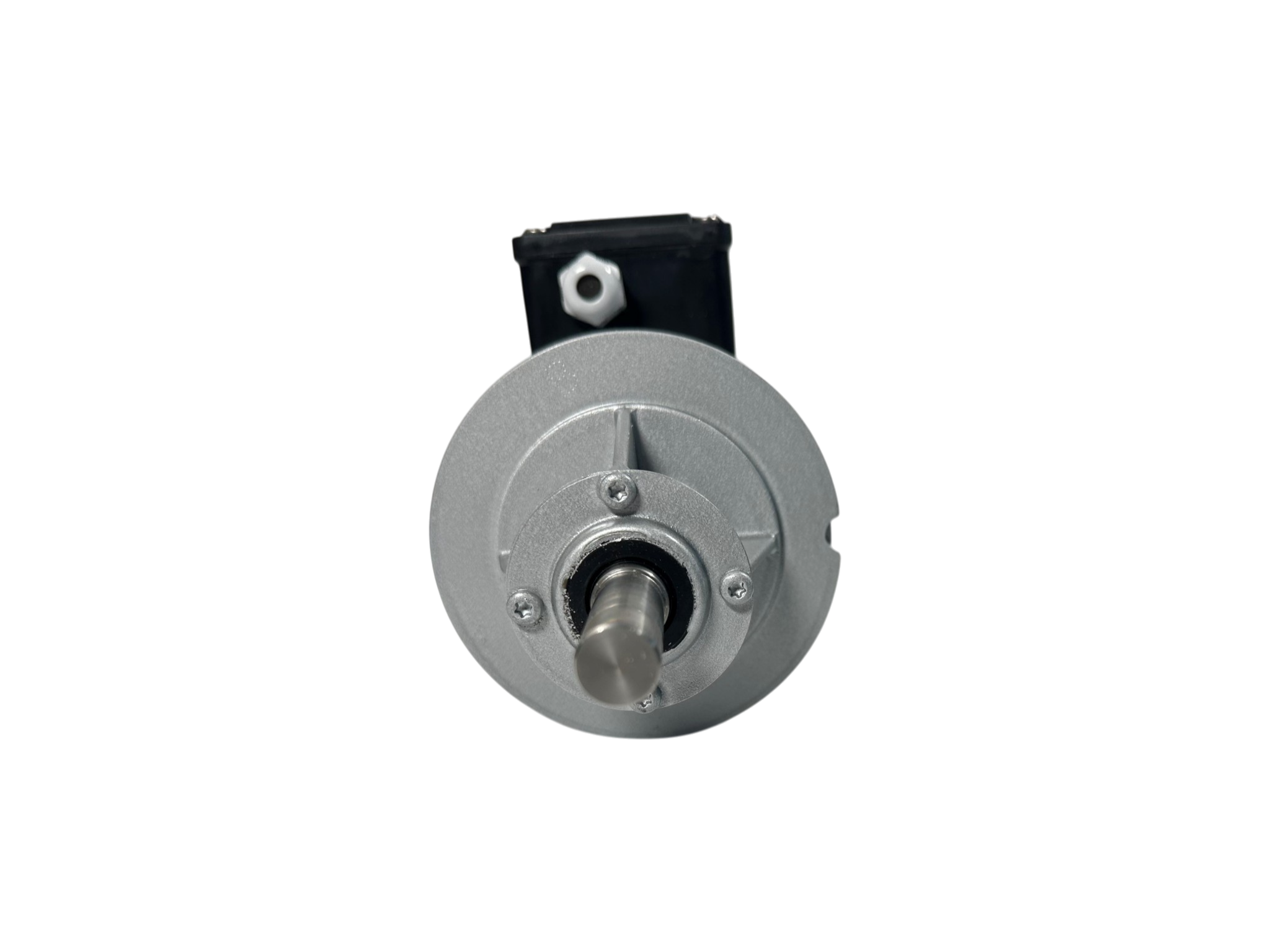 Rührwerksmotor R1C225D1BC, 200 - 240 V, 32 - 38 U/Min. ,Welle Ø 15 mm Länge 45 mm , 25 mm vom Wellenende bis Bohrungsmitte  Ø 3,5 mm