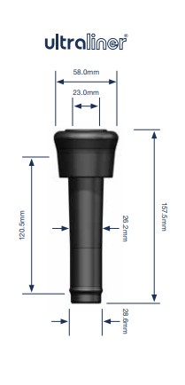 Zitzengummi Milkrite WS3-100U für GEA-Westfalia 7023-2725-100