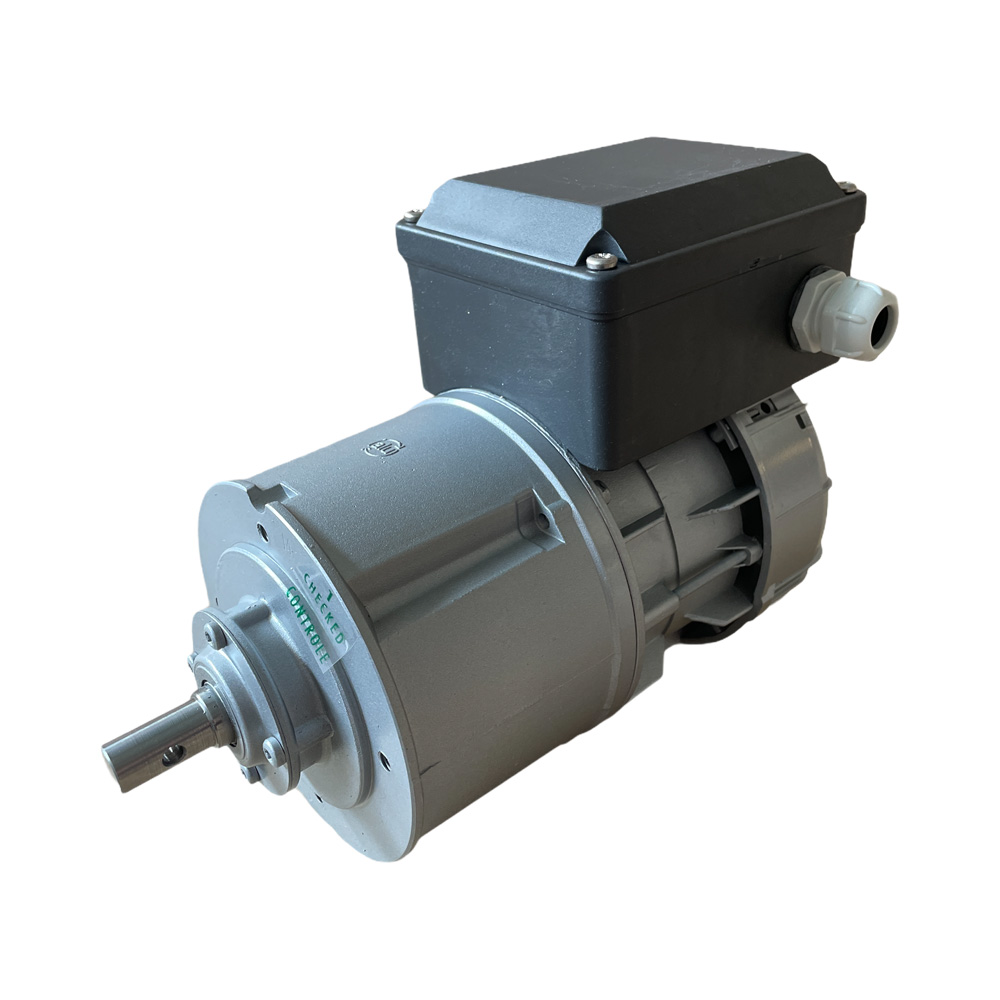 Rührwerksmotor R1C225H2BC, 200 - 240 V  , 50 - 60 Hz , 36 U/Min. ,Welle Ø 14 mm Länge 25 mm , 14 mm vom Wellenende bis Bohrungsmitte  Ø 5 mm