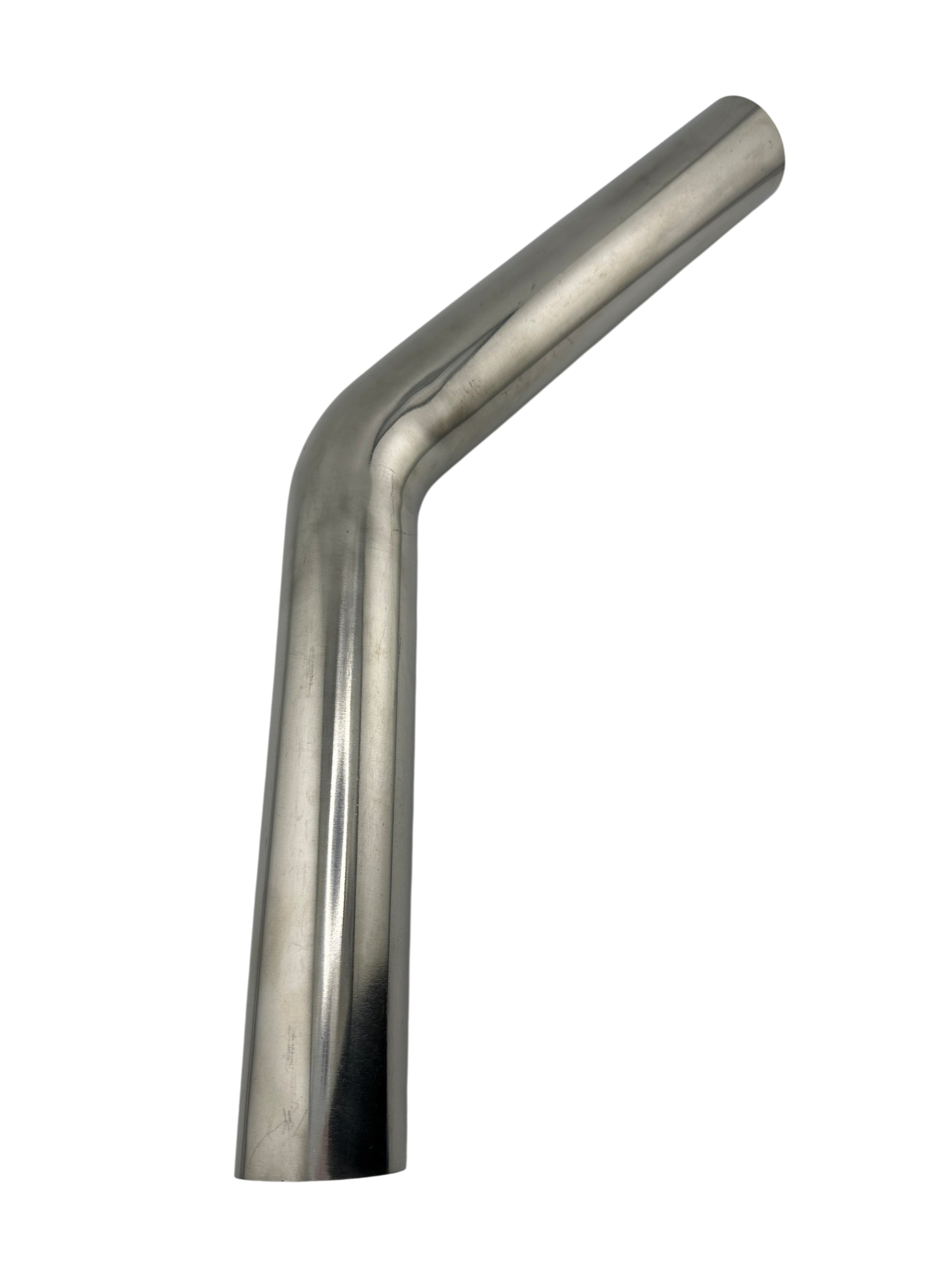 Bogen, Edelstahl, 45°, DN 50, geeignet für Ø 52 mm lange Ausführung