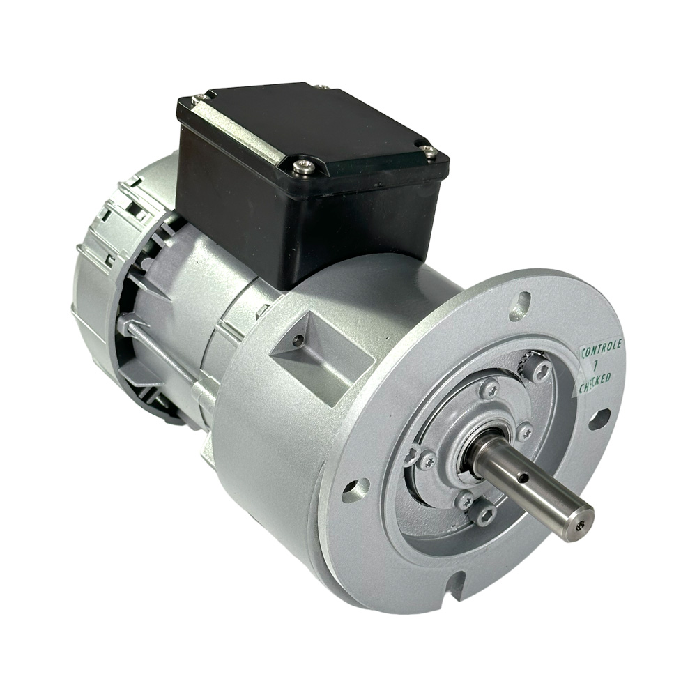 Rührwerksmotor Sirem R3245L5B, 230 - 400 V, 50 Hz , 25 U/Min. , Welle Ø 15 mm Länge 45 mm , 25 mm vom Wellenende bis Bohrungsmitte  Ø 3,5 mm