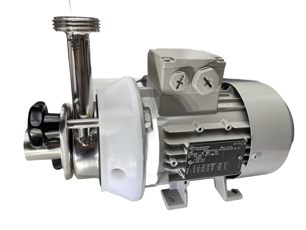 Milchpumpe, 380V, 0,75 KW, für Endeinheit mit Spülstutzen