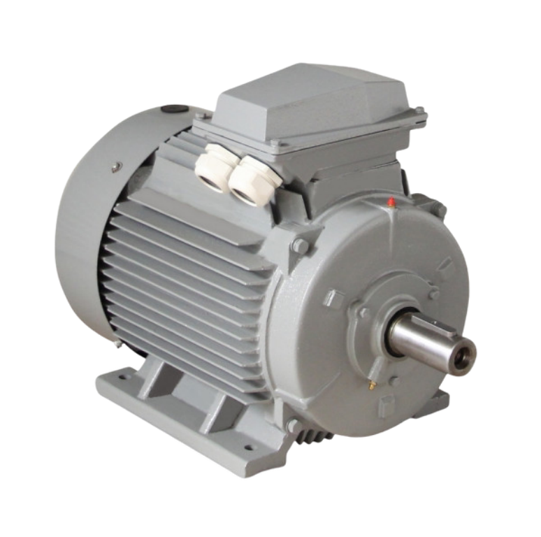 Dreiphasenmotor 380 V für Vakuumpumpen , 1,5 KW / 2 PS , 1400 U/min , Wellen-Ø 24 mm , IE2