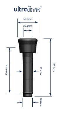 Zitzengummi Milkrite WS220U passend für GEA Westfalia 7021-2725-220 Zitzengummi Milkrite WS220U passend für GEA Westfalia 7021-2725-220