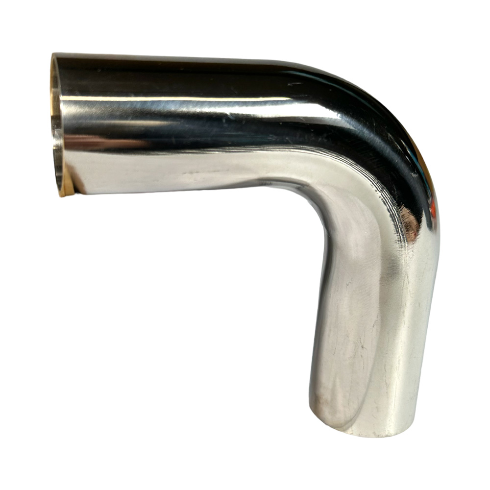 Bogen, Edelstahl, 90°, in Zoll, Walzsystem, Ø 63,5 mm, 2 1/2“