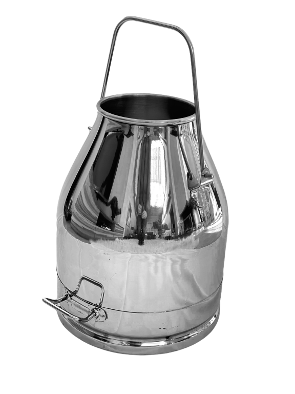 Melkeimer, Edelstahl, 30 Liter. mit 117 mm Bügel