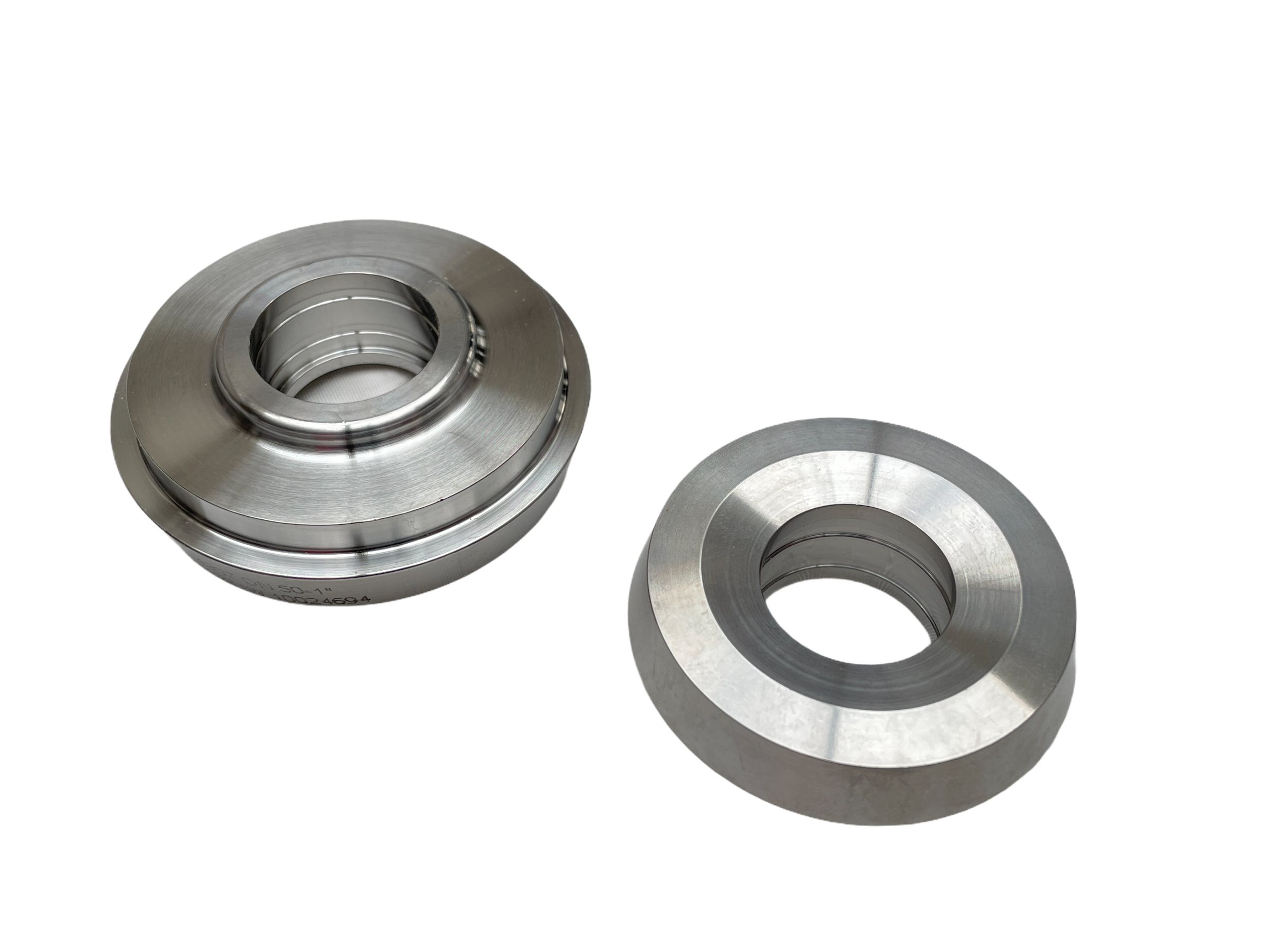 Walz-Reduzier-Kegelstutzen, Edelstahl, Rohr 65 und 50 mm, für Verschraubung DN65