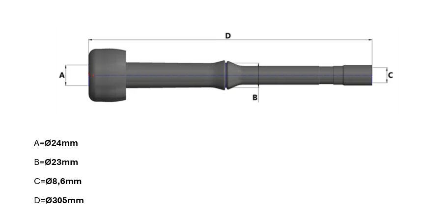 Zitzengummi Spaggiari 0266 für DeLaval 96001781 (4x 960017-02)