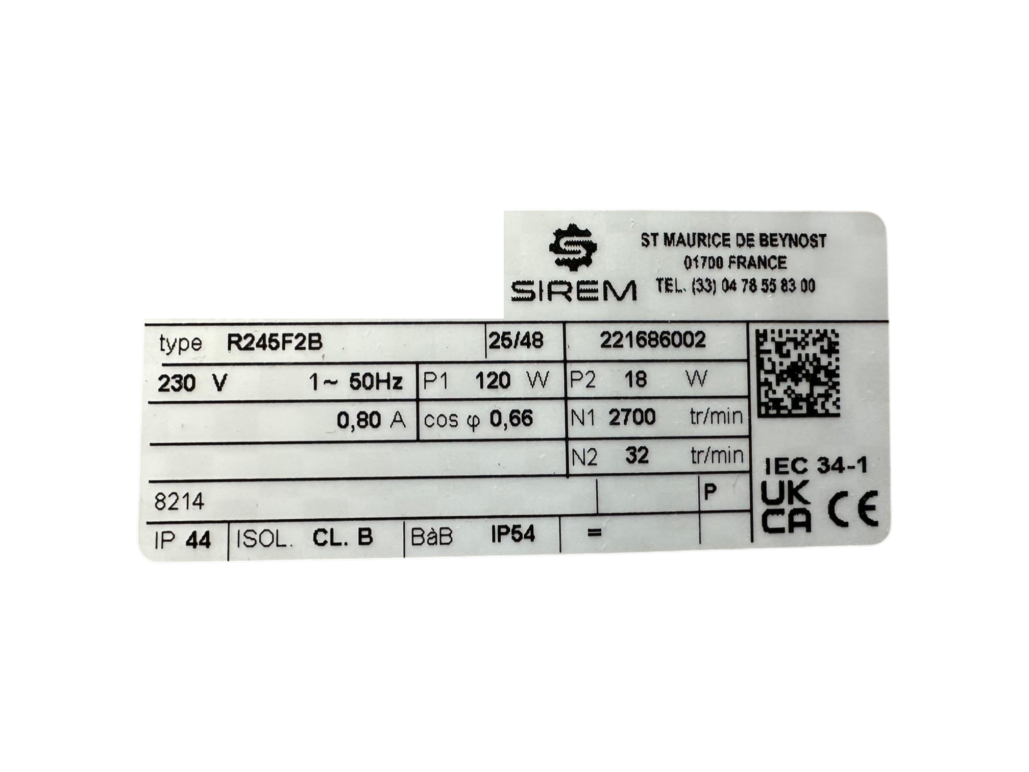 Rührwerksmotor R245F2B