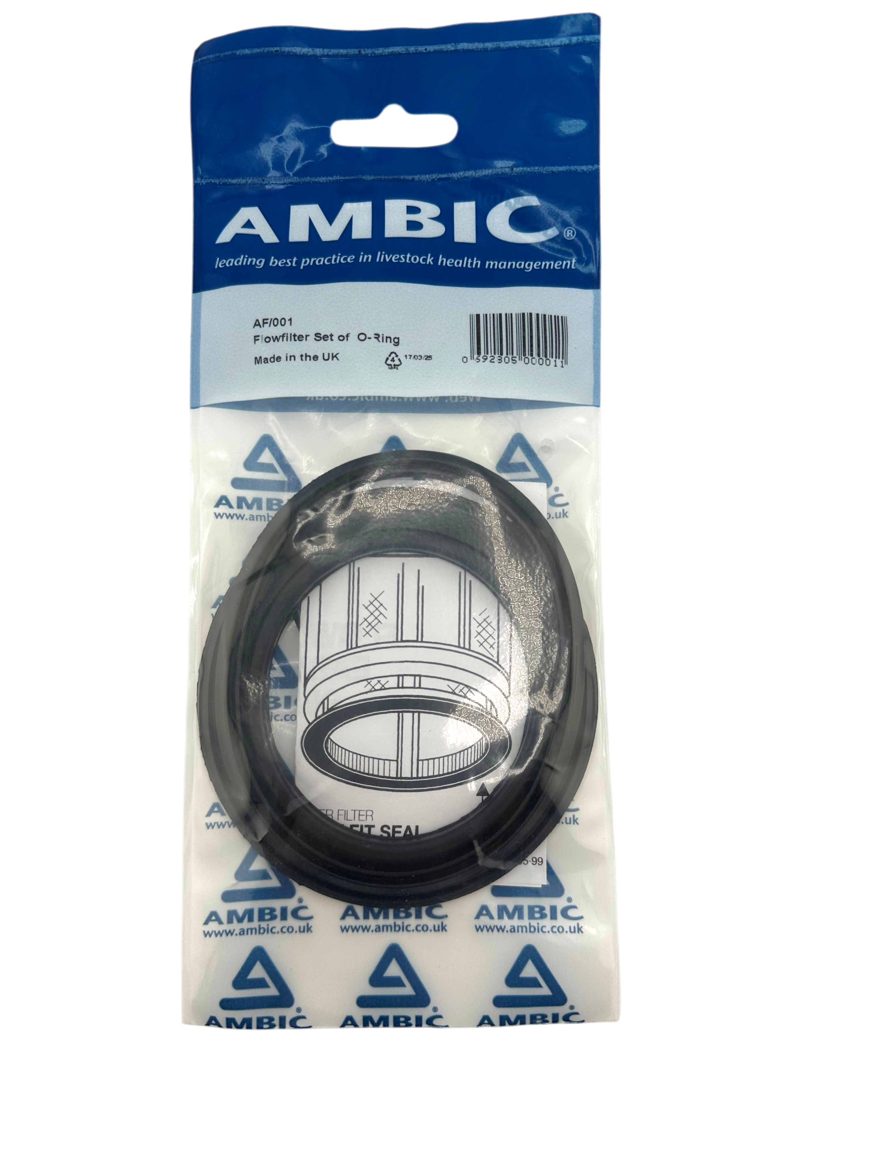 Dichtungssatz für Ambic Flow-Filter 6040