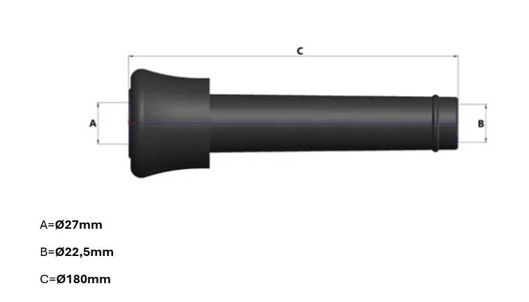 Zitzengummi Spaggiari 0199 für DeLaval 96000880 (4x 960008-01)