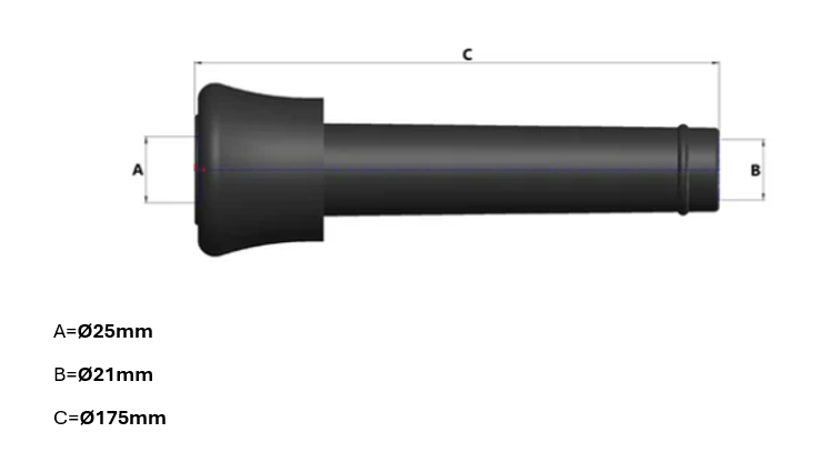 Zitzengummi Spaggiari 0206 für DeLaval 96000780 (4x 960007-01)