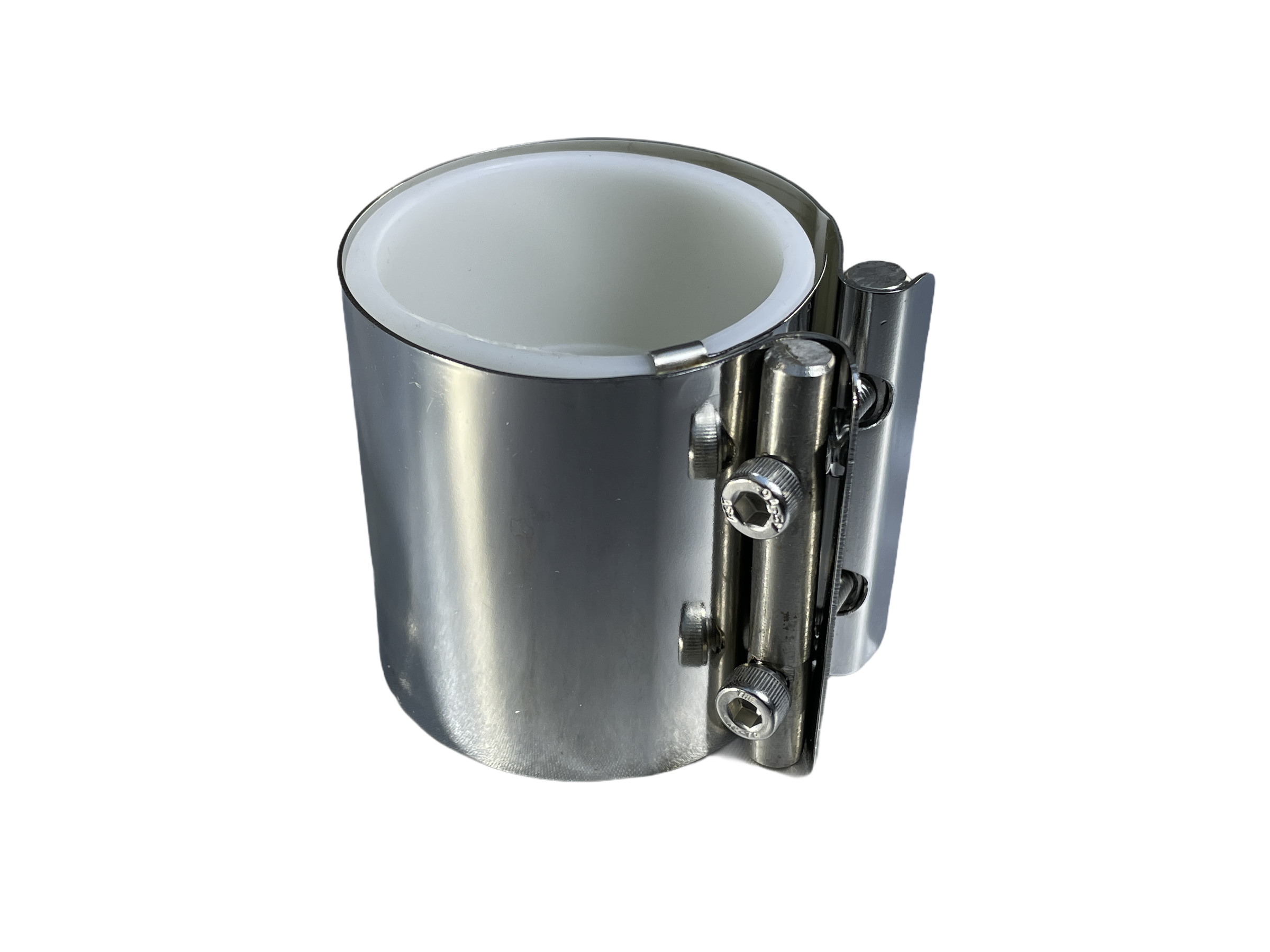 Klemmkupplung, Edelstahl für Ø 50-52 mm Leitung, Länge 60 mm