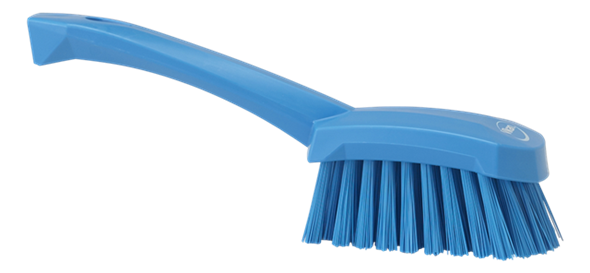 Handbürste mit kurzem Stiel, 270 mm, Hart, Blau, passend 64186301 (alte Nummer 9052)