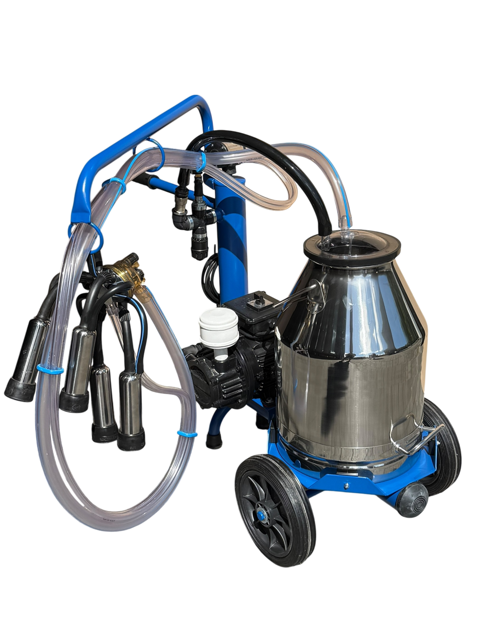 Minimilker ohne Vakuumtank, "Blue Edition", passend für DeLaval und Fullwood