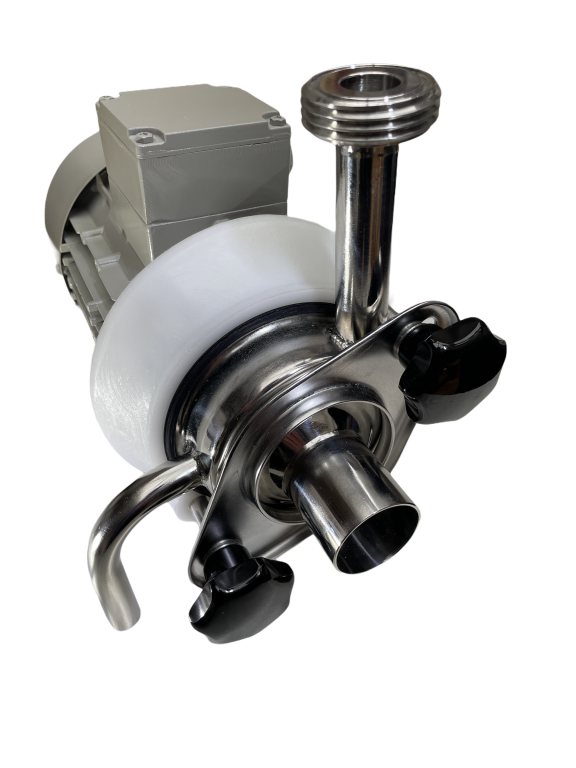 Milchpumpe, 380V, 0,75 KW, für Endeinheit mit Spülstutzen