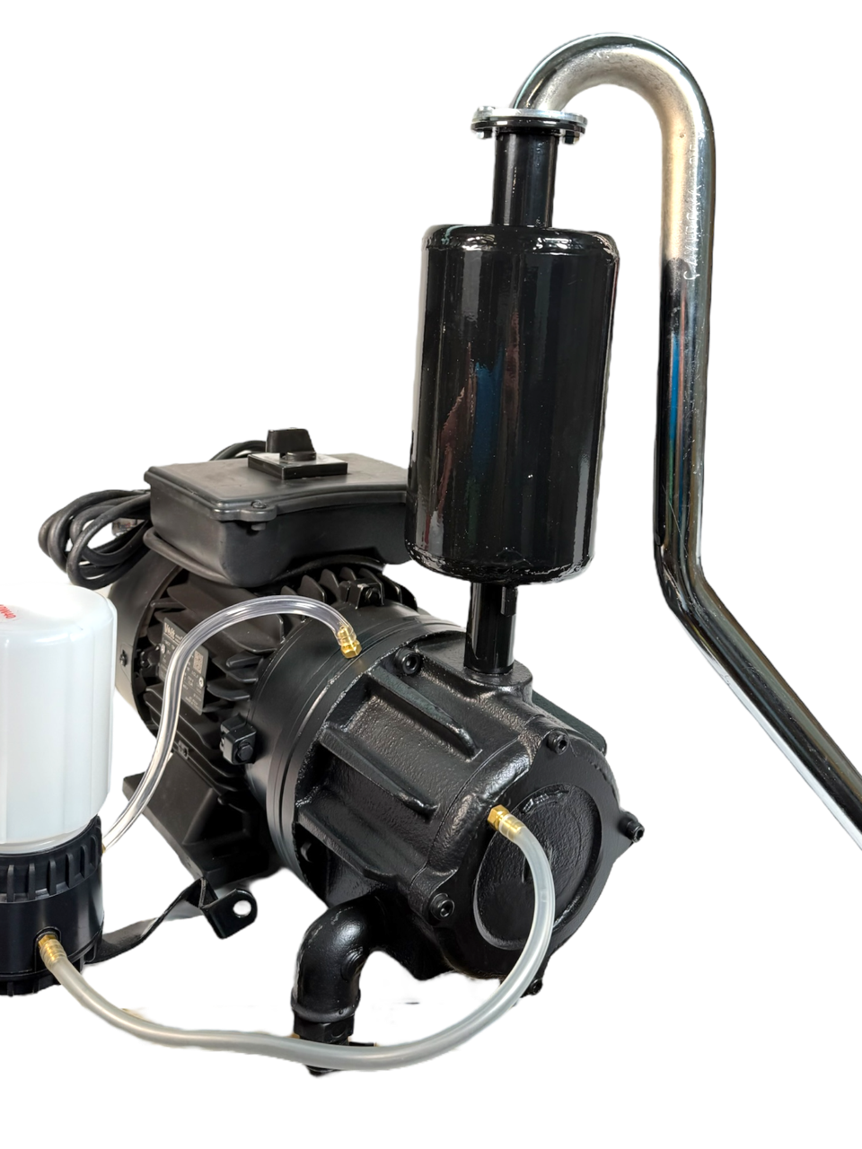 Vakuumpumpe geölt, 230 V, 350 L/min, 1,1KW, inkl. Schalldämpfer, für Minimlker kompl.