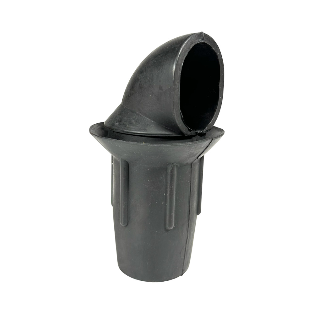 Einlaufgumi (weiche Ausführung) für Milchpokal, Rohr Ø 40 mm, Loch im Glas Ø 60 mm