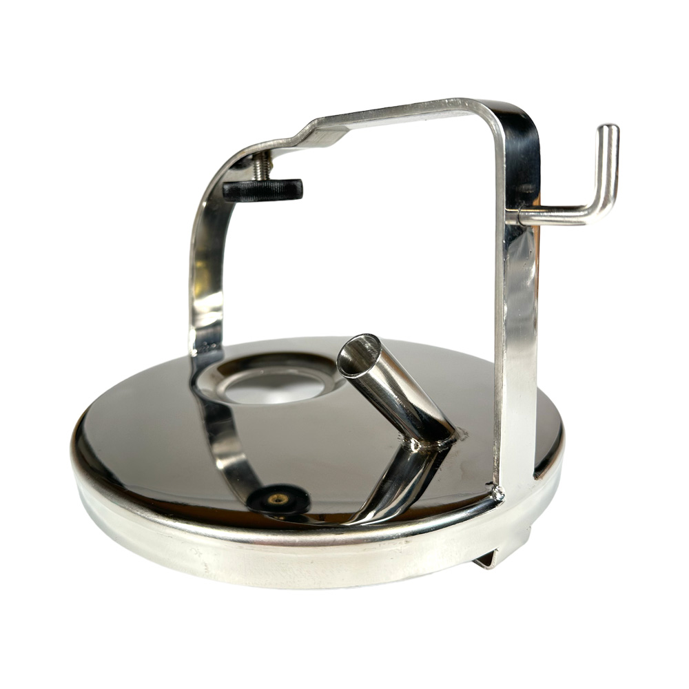 Deckel, Edelstahl, DeLaval, 19 mm, 142 mm, inkl. Dichtung & Schraube