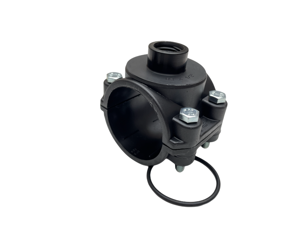 Anbohrschelle, Ø 90 x 1", Anschlussgewinde